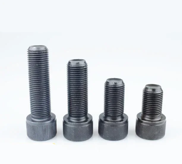 Best1 2pcs M10 M12 Allen screw hex head cup thread Fine/Coarse bolts Full tooth screws carbon steel mechanical bolt 12.9 grade