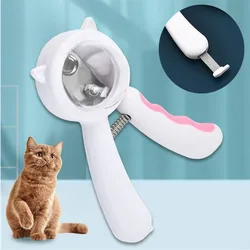 New Cat Splashproof Nail Clippers Pet Dog Cat Groomin Tool Scissors Nail Toe Claw Scissors Trimmer Animal Pet Supplies