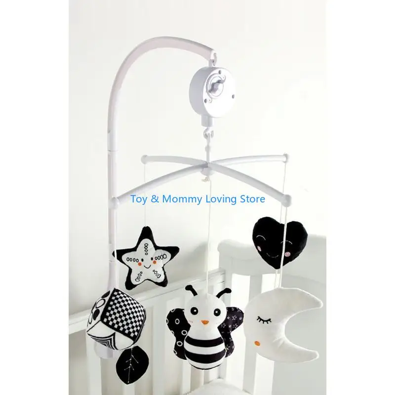 Y1QF Baby bedhangende speelgoed Stroller Hangende accessoires Babykamer Decoratie Eco-vriendelijk pluche pluche hangende