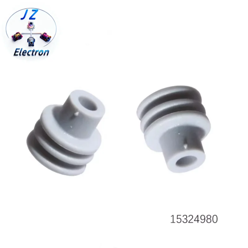 100PCS Genuine Car connector 15324980 Gray Individual Loose Round 1 Way Cable Metri-Pack Seal For Car Smart Electronic Devices