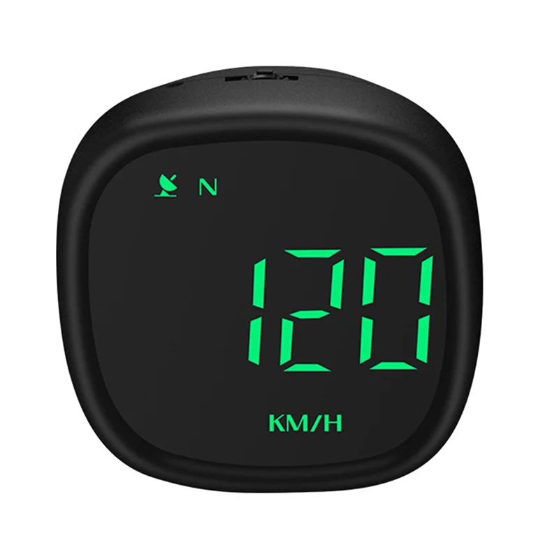 M30 Universal HUD GPS Speedometer Car Clock Electronic Compass Green Light Fatigue Driving Reminder for Car Motorcycle