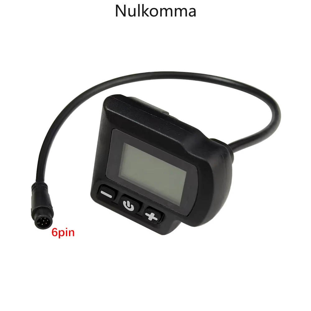 VINKA Electric Bike LCD Display Screen Meter KD58C 6pin Male Connector 36V/48V Speed Controller Panel For Engwe Ebike Parts
