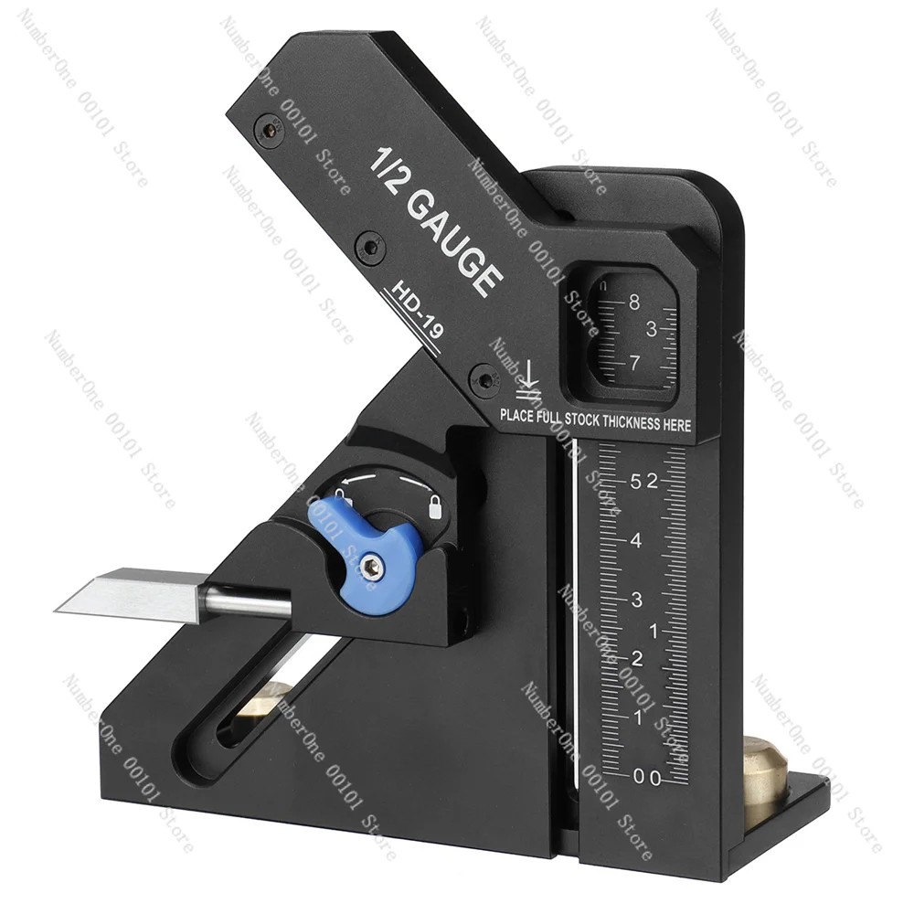 1/2 Gauge Workpiece Center Finder Aluminum Alloy Precise Automatically Center Marking Measuring Tool 1/2 Scriber Tool