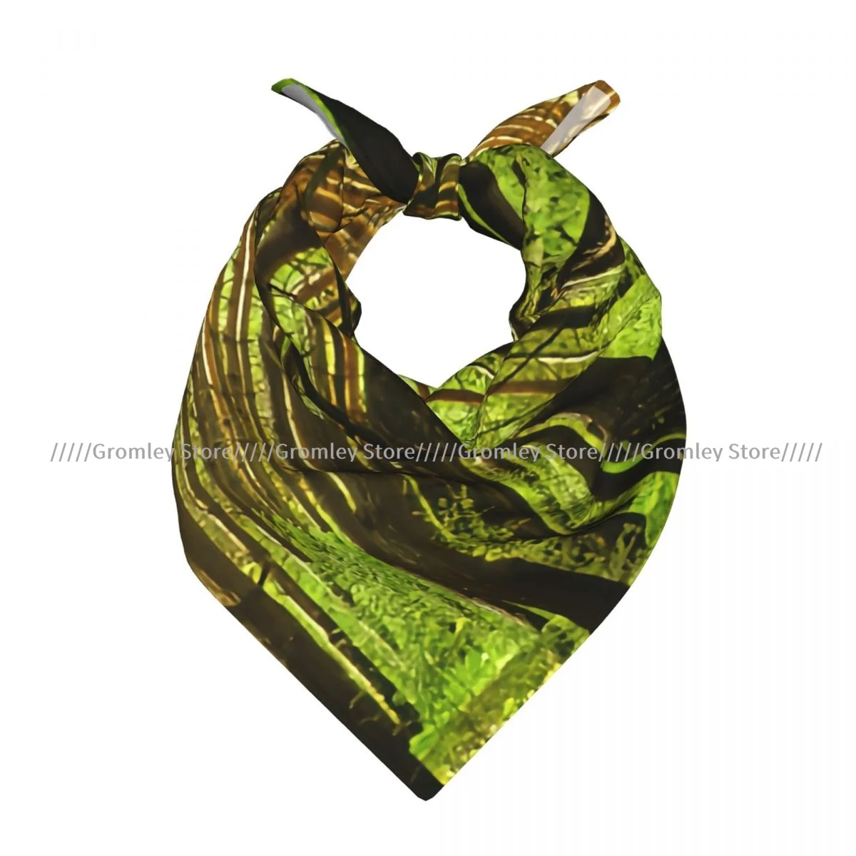 Pine Forest In Early Summer The Sun Among The Trunks Square Towel Multifunctional Neck Scarf Hair Bandana