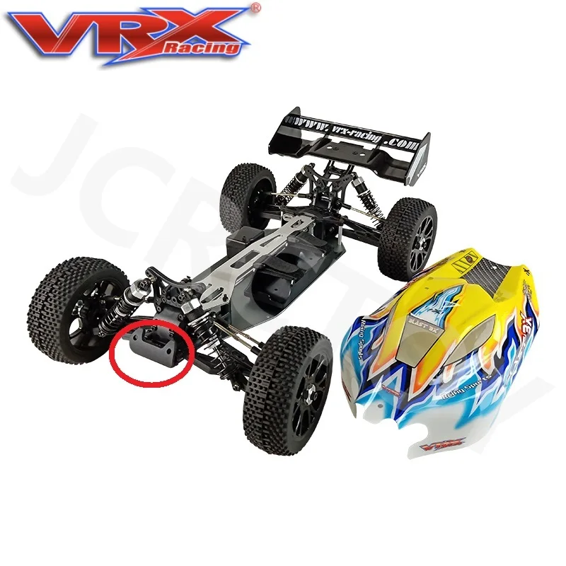 RC VRX 10310 Plastic Front Bumper For 1/8 1/10 VRX Racing RH1006 RH1007 RH1016 RH1017 RH817 RH818 Remote Control Car Spare Parts