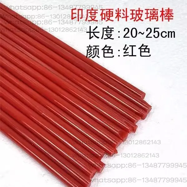India Imported High Borosilicate Hard Material Glass Rod Hard Glass Rod Burned Glass Color Rod 1kg