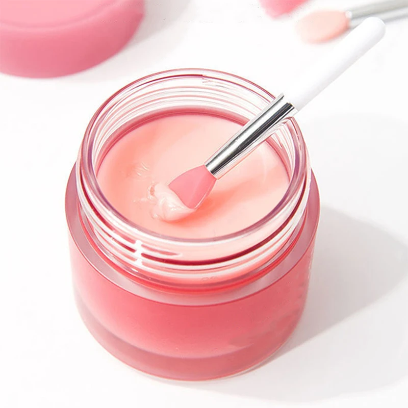 3PCS 실리콘 립밤 립 마스크 브러시 흡착식 먼지 커버 메이크업 브러시 립 필름 분실 방지 먼지 커버