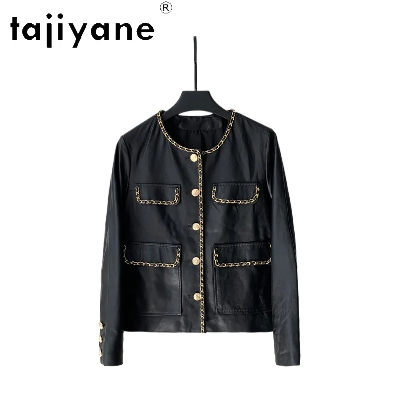

TAJIYANE Genuine Sheepskin Leather Jacket Woman Casual Short Coat Elegant Real Leather Jackets New Autumn Women Clothing 2026 자켓