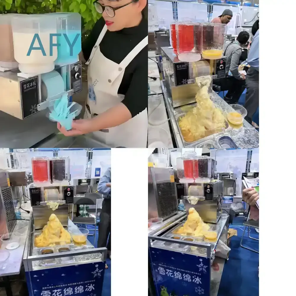 BINGSU Snow New Taiwan Commercial Ice Shaving Crusher Shaver Flaker Machine for Home Use for Ice Cream Shop for Cafe for
