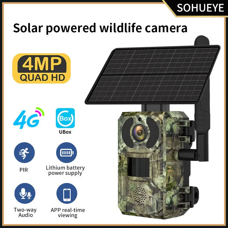 

H10 Solar 4G Camera 1080P Outdoor Remote Two-way Camera