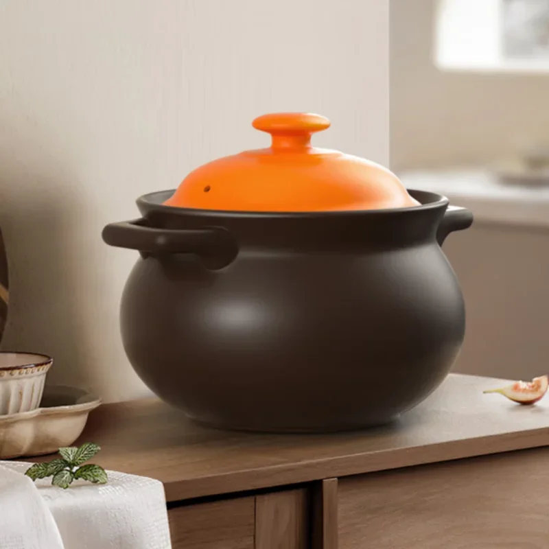 SUPOR Ceramic Casserole Stew Pot, High Temperature Resistant & Anti-cracking, Special for Gas Stove