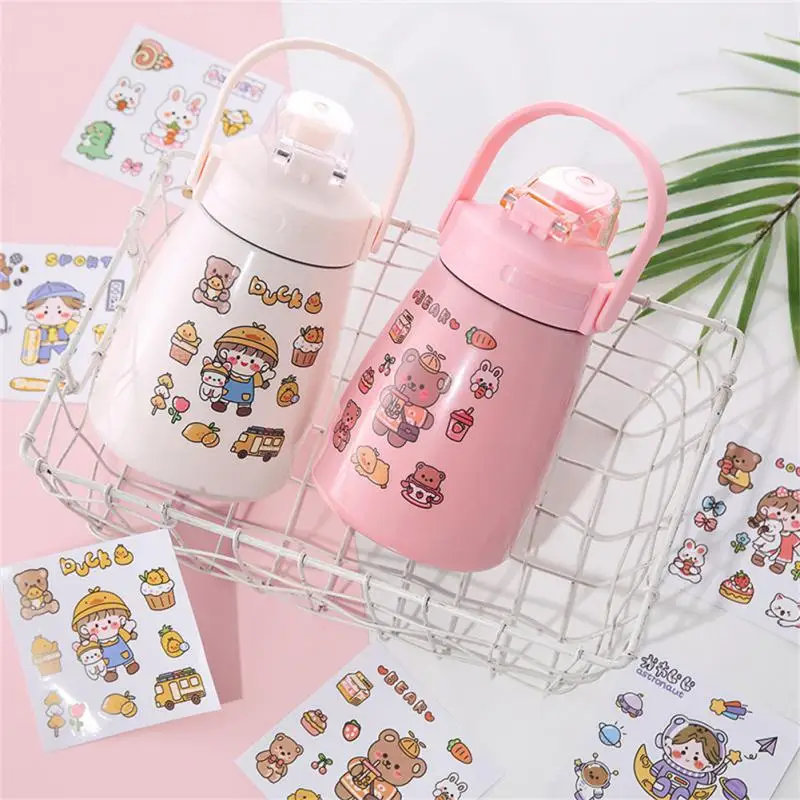 Hand Account Sticker Mobile Phone Decoration Water Cup Stickers Creative Cute Cartoon Mug Sticker Cups Decoration Stickers Ins