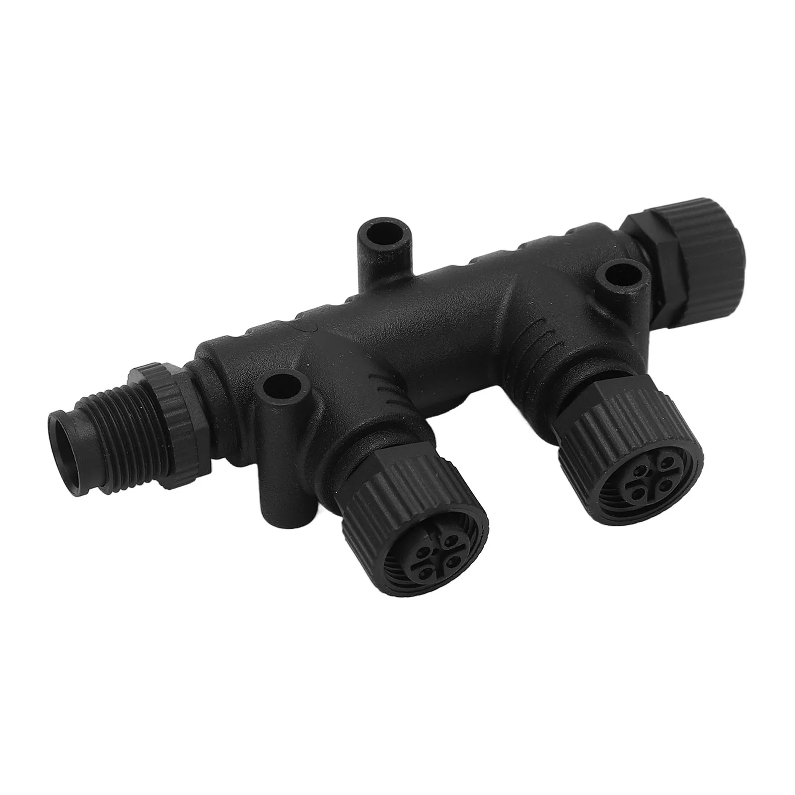 Terminator NMEA 2000, 2-portowy, gwint M12, 5-pinowy, wodoodporny IP67, uniwersalny, do sieci B i G.