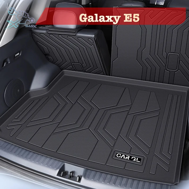 

For Geely Galaxy E5 2024 TPE Custom Fit Car Trunk Mat All Season Black Cargo Mat 3D Shaped Laser Measured Trunk Liners