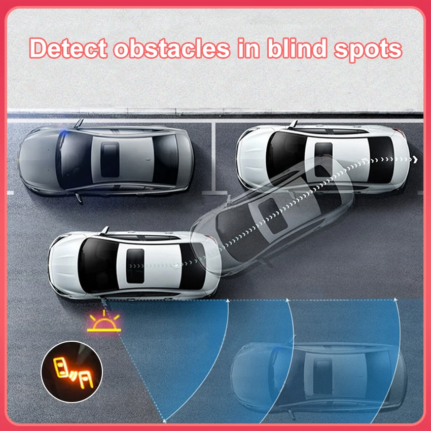 รถ BSD BSM BSA ด้านหลังกระจก Blind Spot Detection เปลี่ยน Lane Aided ALARM SENSOR สําหรับ Skoda Superb 2016 ถึง 2018 สมาร์ทรถระบบ