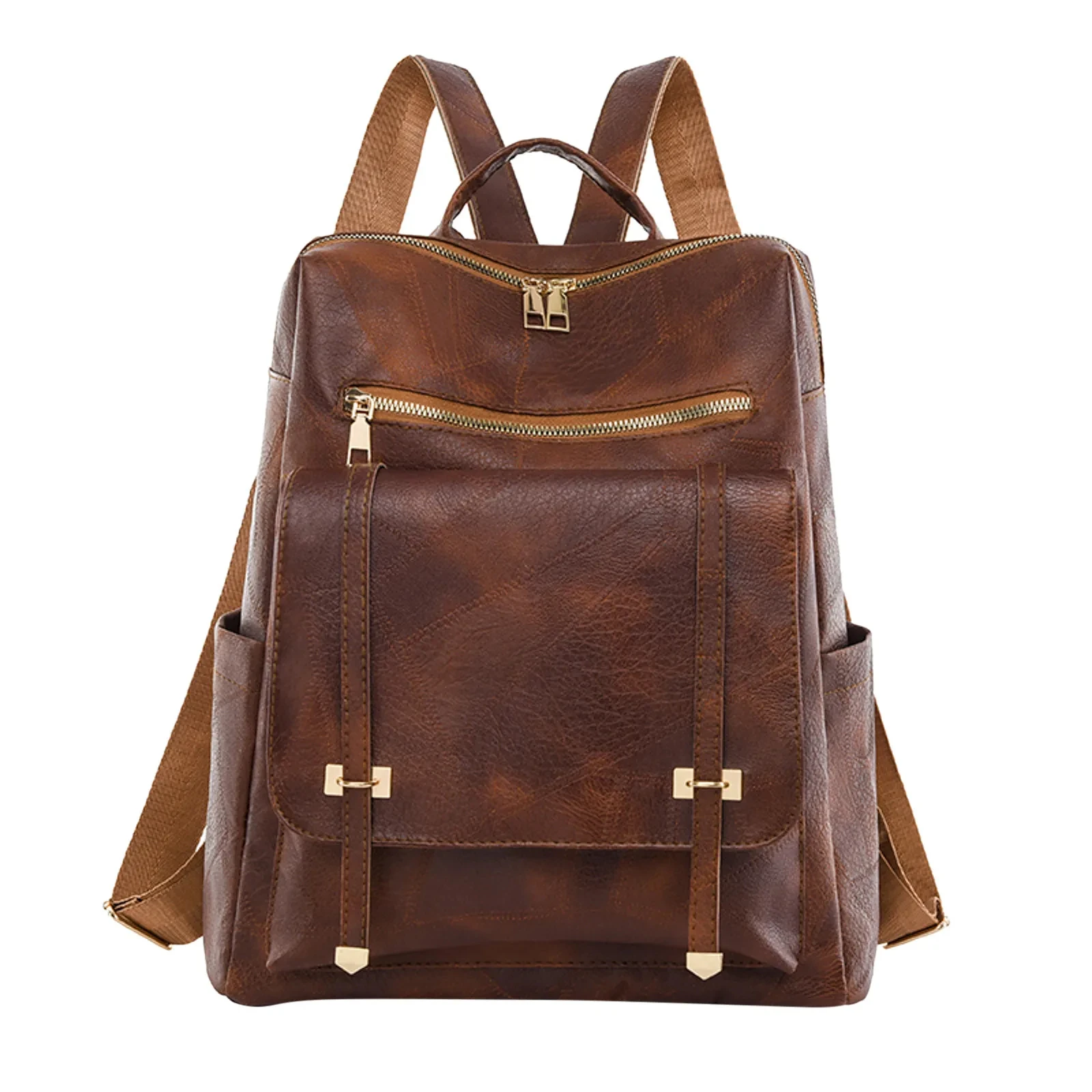 Simple Style Bags For Women Ladies Fashion Solid Color Leather Large Capacity Double Zipper Light Luxury Design New 2024 Bag