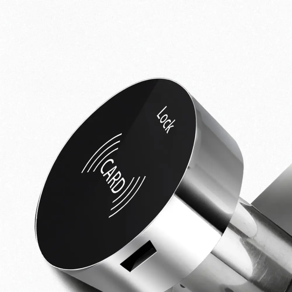 Keyless Drawer Security Lock Smart Fingerprint Password Swipe Card Access Cabinet File Desk Modern Furniture Hardware