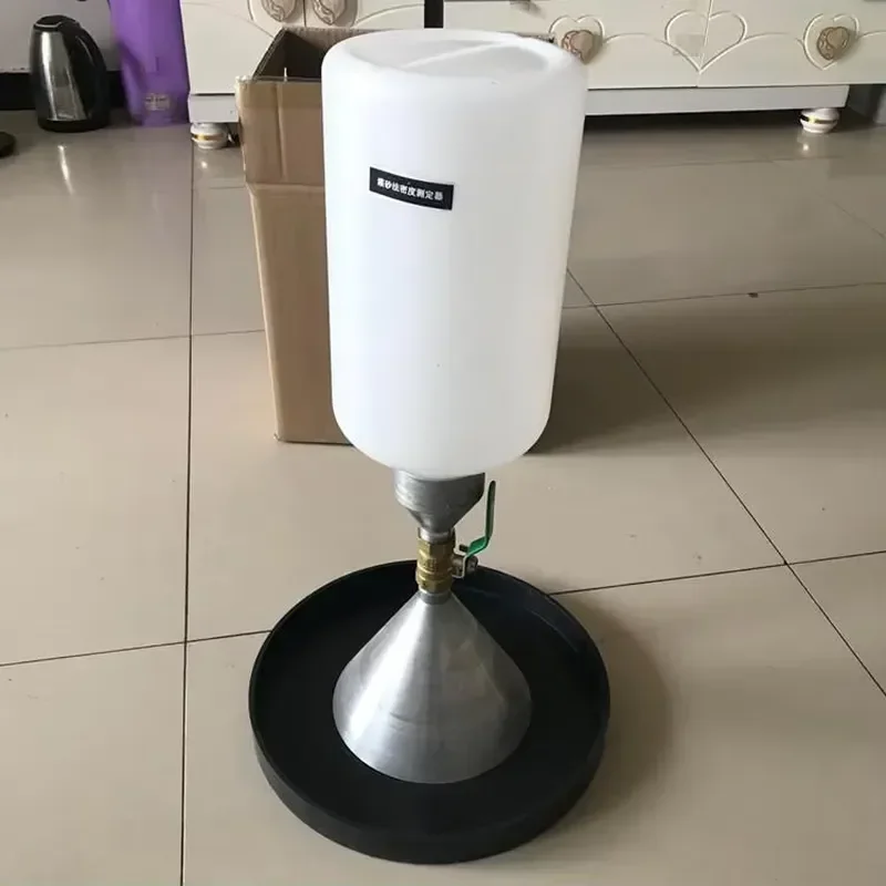 Field Density Test Apparatus Sand Cone Method Tester for Coarse Grained Soil Compaction Unit Weight Measurement
