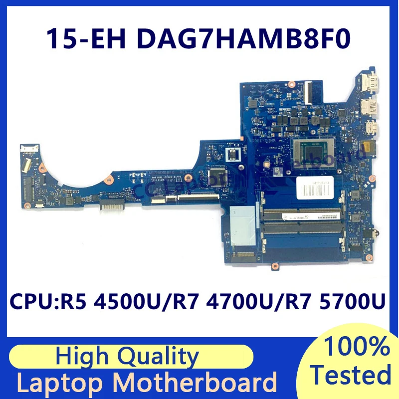 

M08867-001 M08867-601 Mainboard For HP 15-EH Laptop Motherboard With R5 4500U/R7 4700U/R7 5700U CPU DAG7HAMB8F0 100% Tested Good