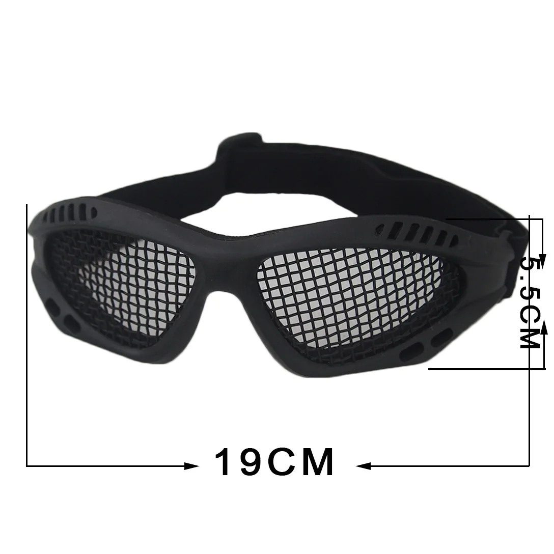 REikirc Metal Mesh tactical Goggles Outdoor Sports Paintball Hunting Airsoft Climbing Motorcycle Cycling Protective Glasses