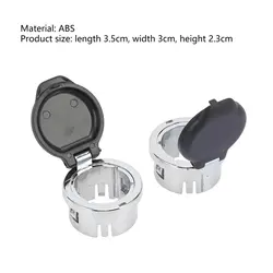 2pcs 12v Dash Power Outlet Cover 20983936 for 2007-2013 Chevrolet Silverado Suburban Tahoe Cadillac CTS CTS-V Sierra 2500 3500