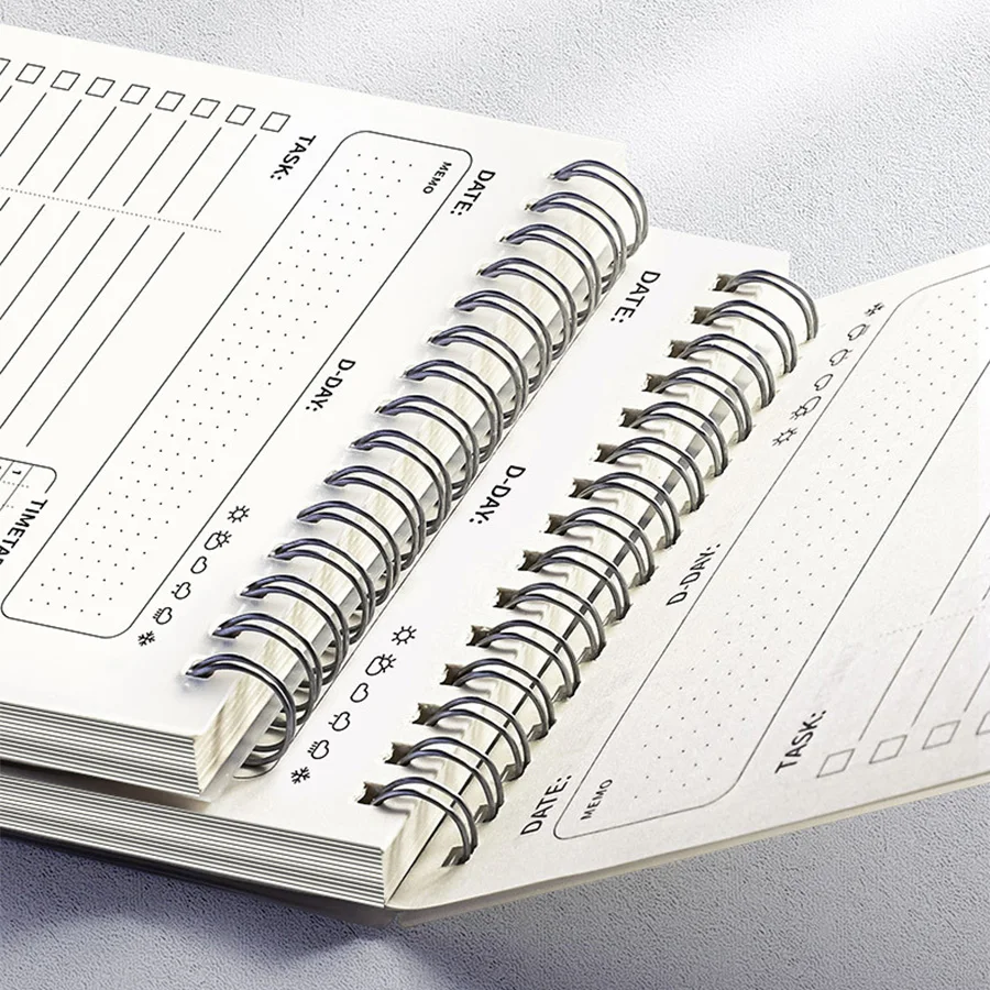 A5 Weekly Plan Book, Weekly Schedule, Time Management Manual, Study Schedule, Calendar, Notes