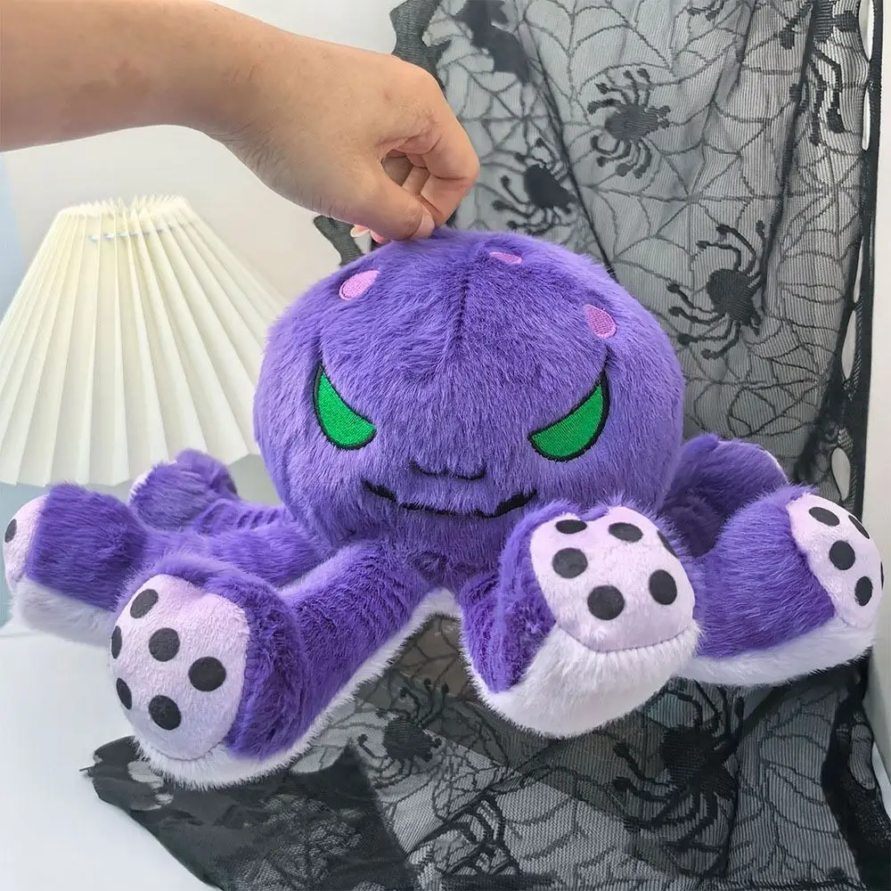 

ПП хлопок Хэллоуин осьминог плюшевая игрушка реалистичный пушистый мягкий осьминог кукла Хэллоуин тема портативный осьминог чучело животное