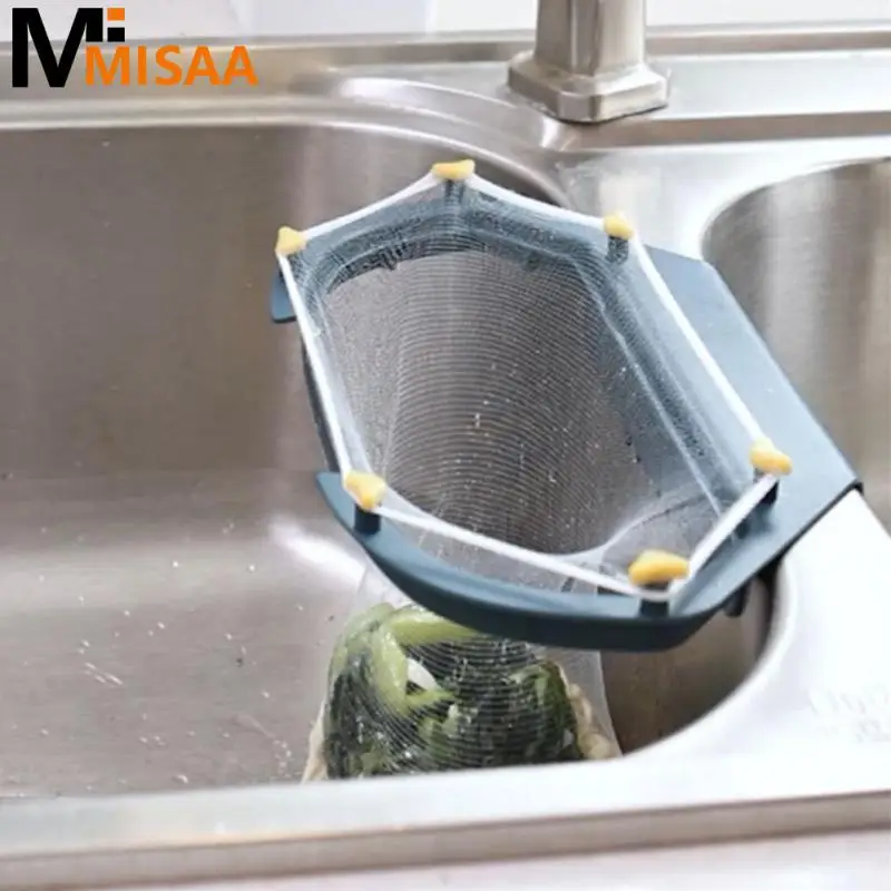 Sink Drain Rack Extend Service Life Separate Wet -purple Kitchen Gadgets Kitchen Sink Garbage Filter Tripod Drain