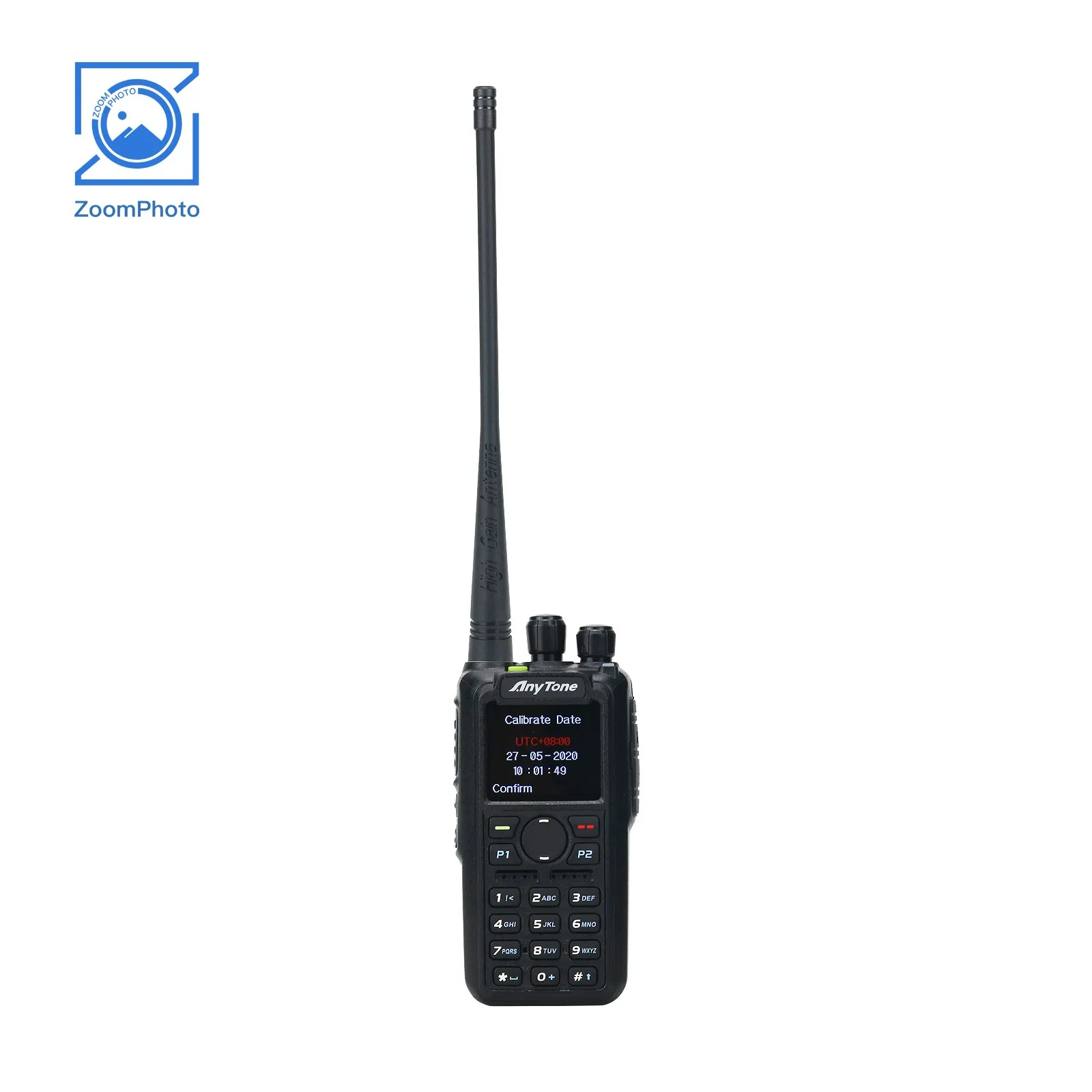 AnyTone AT-D878UVII Plus Bluetooth Handheld Transceiver Digital Walkie Talkie 10KM DMR/FM Dual-Mode