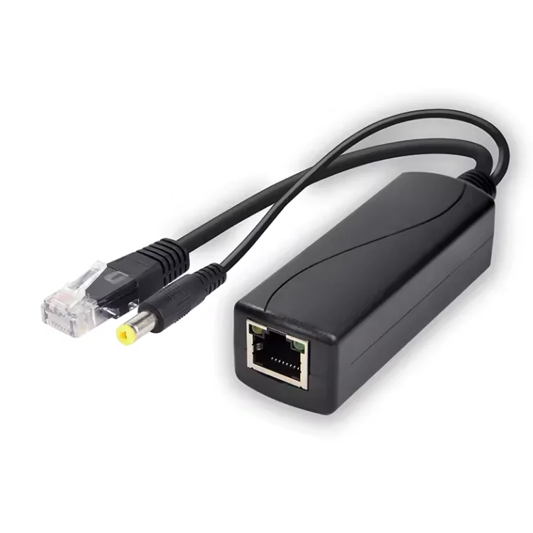 20PCS- 48V to 9V 10/100Mbps POE Splitter