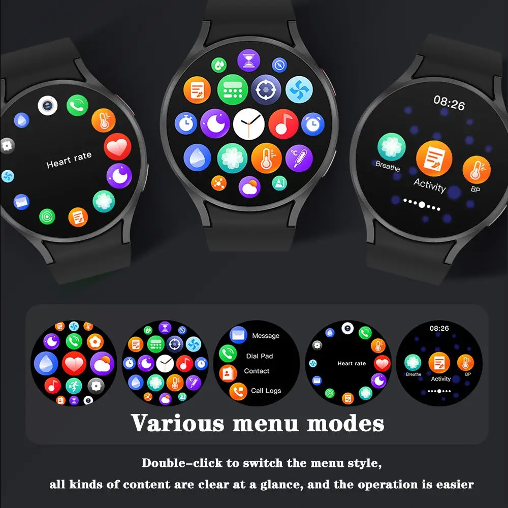 Para Samsung Watch7 nuevo reloj inteligente hombres GPS seguimiento de movimiento BT llamadas monitoreo de salud modo deportivo IP68 impermeable Smartwatch mujeres