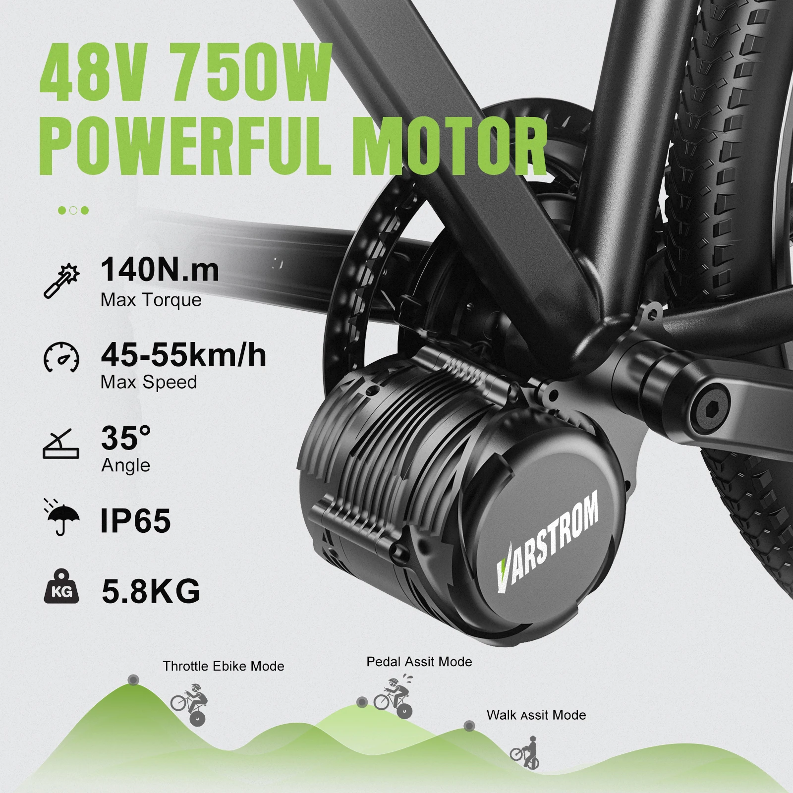 Tongsheng 48V 750W TSDZ8 48V 500W TSDZ2B Ebike Kit Elektrische Fiets Centrale Mid Motor met Koppel Sensor 13Ah 20Ah Batterij