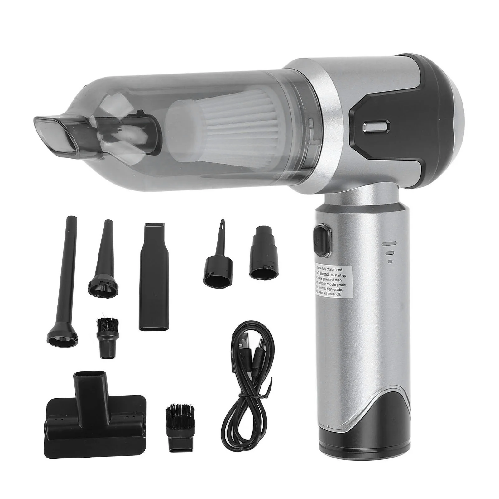 

Car Vacuum Cleaner Brushless Cordless Vacuum Cleaner 6000mah Rechargeable High Power Miniature Air Blower for Car Office Home