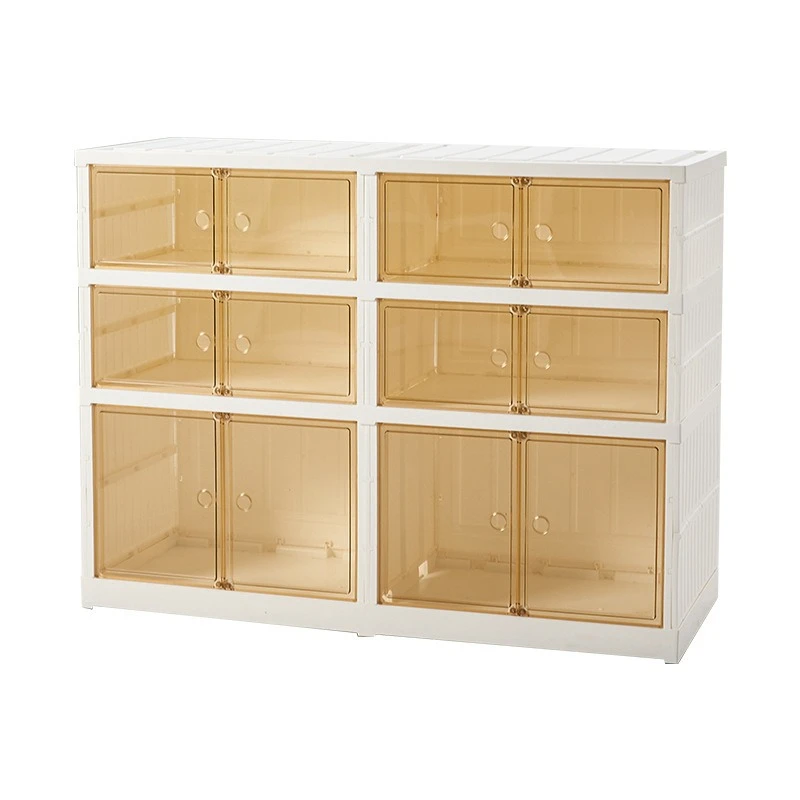 

Installation-free folding shoe box, shoe storage box, transparent shoe cabinet, household dust-proof shb