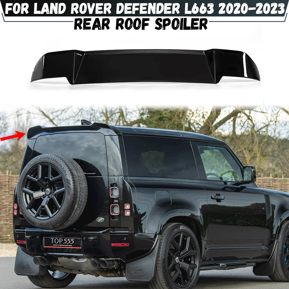 

Для Land Rover Defender 90 110 2020 2021 2022 2023, задний спойлер на крышу, багажник, крыло, багажник, крышка, хвостовая крышка, сплиттер, тюнинг