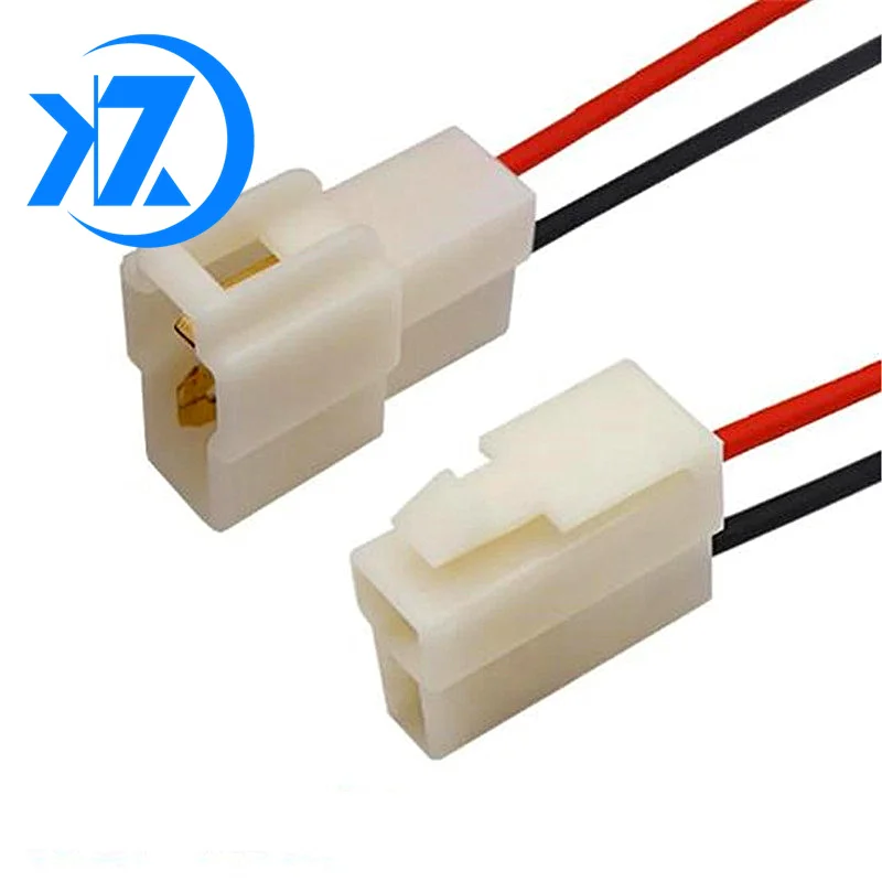 1set 1P 2 3 4 6PIN 6.3mm Connector Kits for Motorcycle Ebike Car Connector Male Plug + Female Socket with 15cm Cable