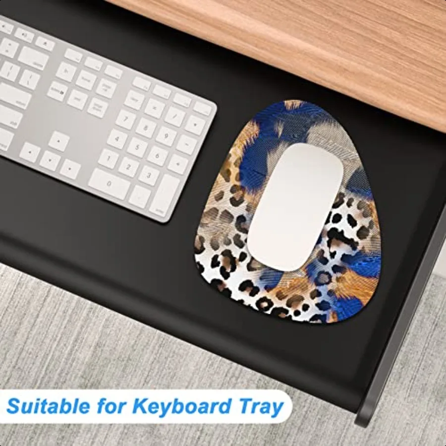 Small Mouse Pad 6 x 7 Inch Irregular Mini Mouse Pad with NonSlip Rubber Base Waterproof Compact Mouse Mat for Laptop Computer W