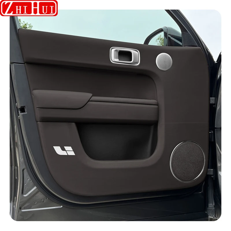 For Li Lixiang L6 L7 L8 L9 Car Styling Leather Door Anti Kick Pad Protection Side Edge Film Protector Stickers Auto Accessories