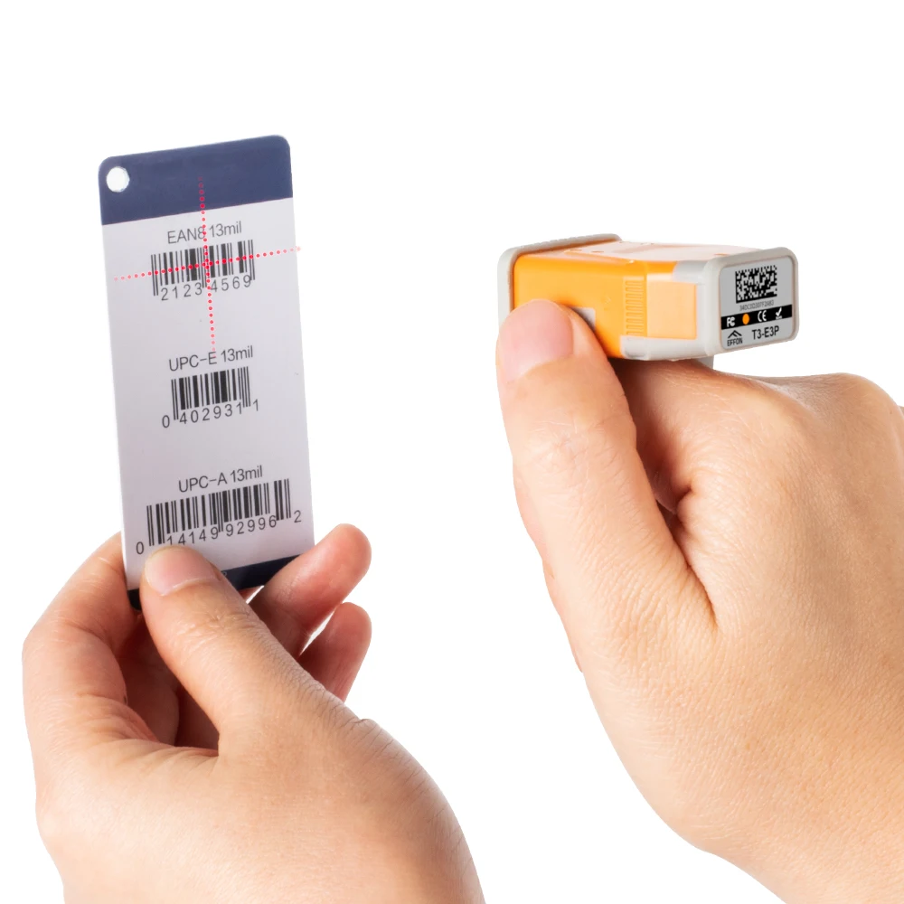 

Effon T3 Support Customized Barcode Scanner Wireless Mini Portable 1D 2D 3 in 1 Bluetooth Finger Scanner for Warehouse Logistics