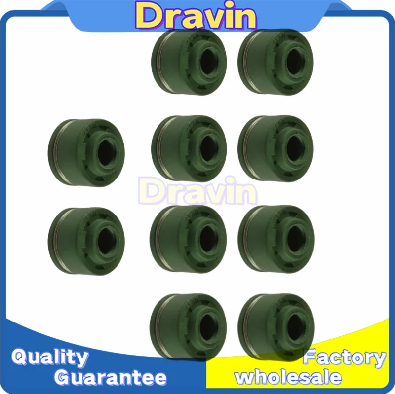 10X for Honda NT650 NTV600 NTV650 XL600 XL650 XL700 XR650 XRV650 XRV750 PC800 Intake Valve Stem Oil Seal 12208-413-003