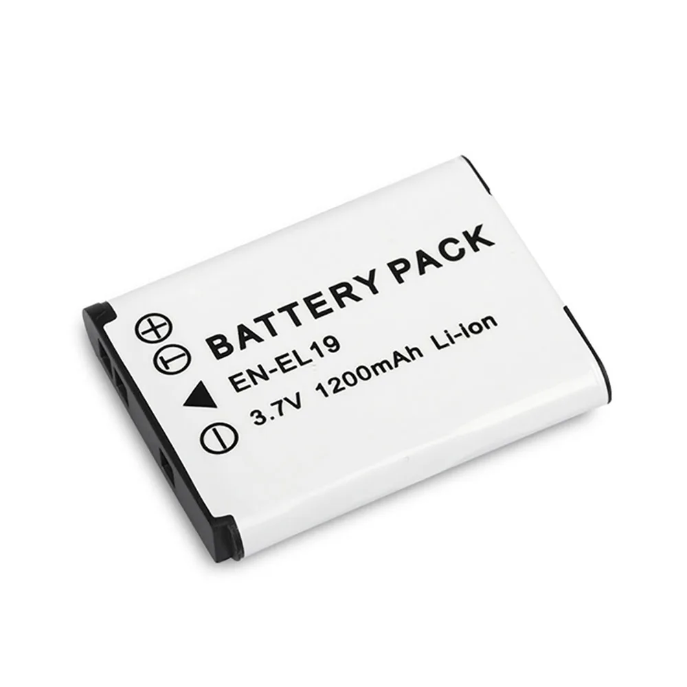 Brand new 7.2V1200mAh Lithium Rechargeable Battery Pack Digital Camera Li-ion Batteries Cell For Nikon EN-EL19 S2500 S3100 S4100