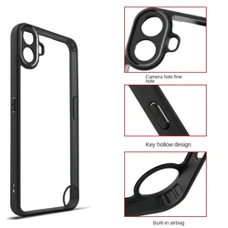 CMF By Nothing Phone 1 Case Silicone Bumper Clear Matte Hard Back Cover Phone Case for Nothing Phone CMF Phone 1 Phone1 5G