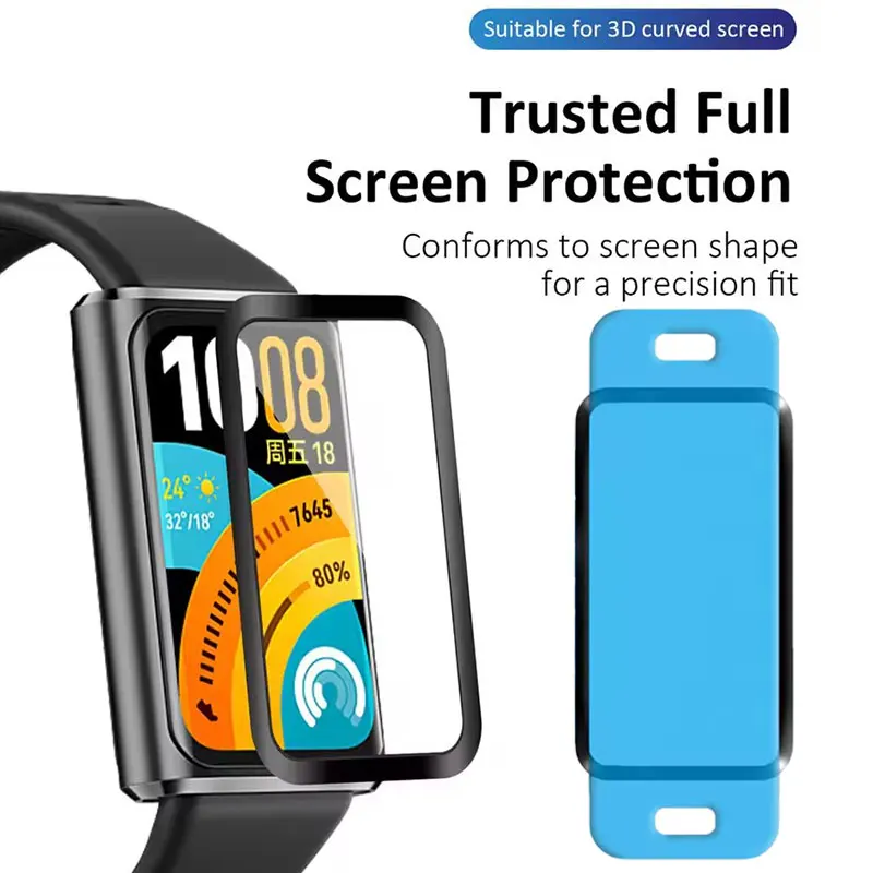 Easy Install Kit Screen Protector For Huawei Band 11 Pro/Huawei Band 11 11 Film Full Coverage HD Clear Bubble Free Watch Cover ﻿