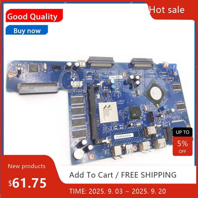 

Оригинальная материнская плата Miamboard для HP M5025 5035MFP M5035 5025, плата форматирования Q7565-60001 Q7565-67910, материнская плата, детали принтера