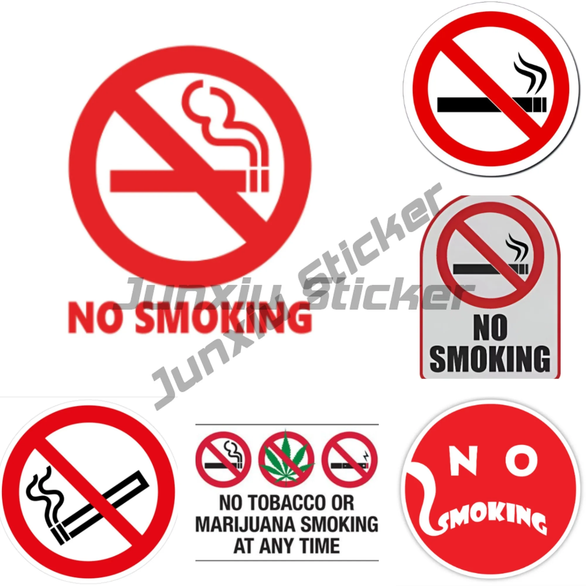 

No Smoking In This Vehicle UK Stickers For Car Lorry Lorries Taxis