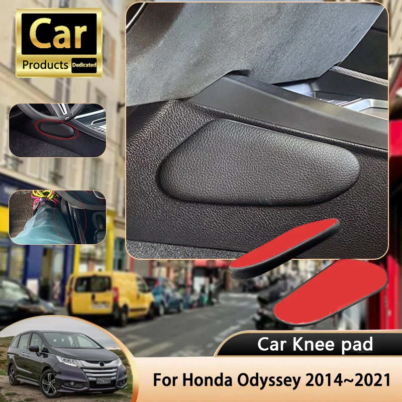 

Для Honda Odyssey 2014 ~ 2021 RC1 RC2 RC4 MK5 5-й автомобильный наколенник из искусственной кожи, центральные подушки для отдыха, подушка для поддержки бедра