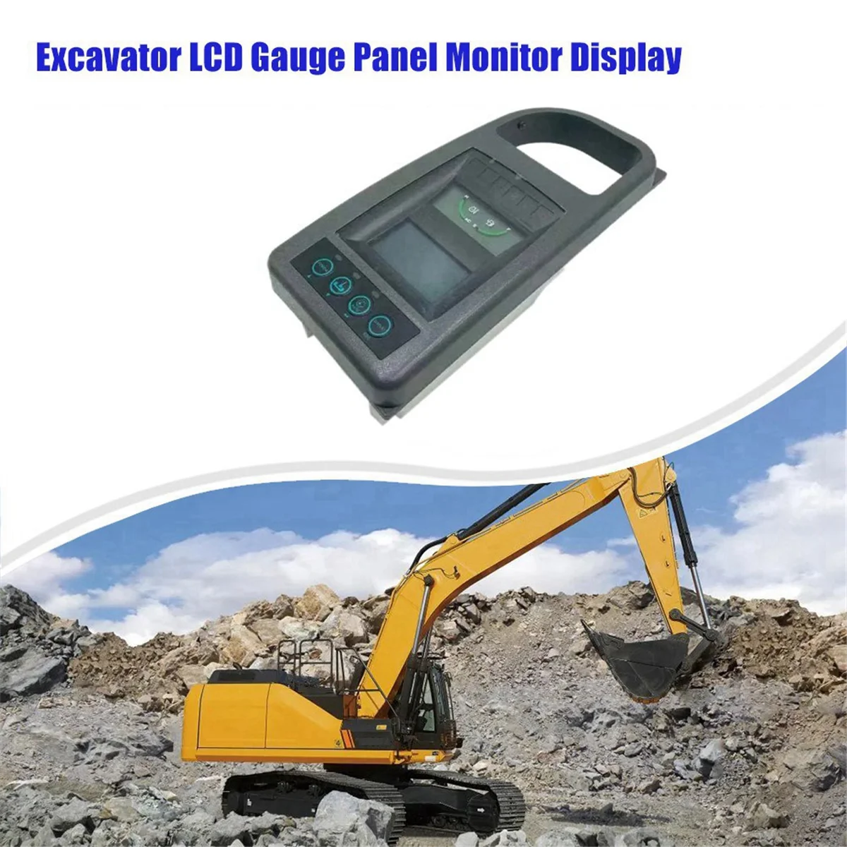 Excavator LCD Cluster Panel Monitor Display 539-00048G for Doosan Daewoo DH220LC-7 DH225-7 DH250-7 DY225-7 53900048A