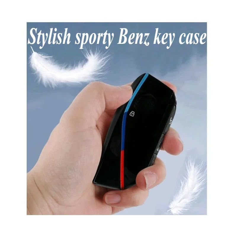 For BMW 5 Series i5 2024 Luxury Grade Pro Metal Key Case M Performance Style Tri-Color Accent Replacement Shell Upgrade Program