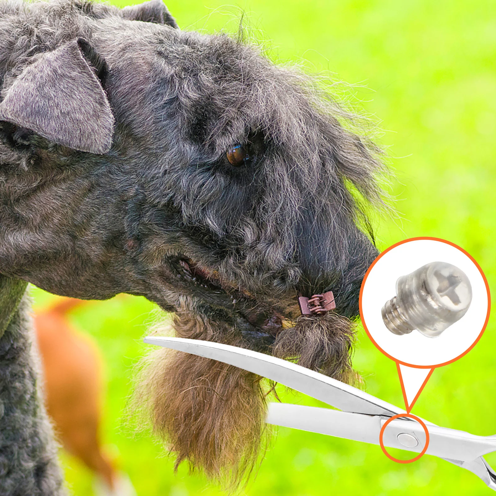 

10Pcs Scissors Silencers Reliable Noise Reducing Accessories for Pet Scissors Long Service Life Smooth Functionality Grooming