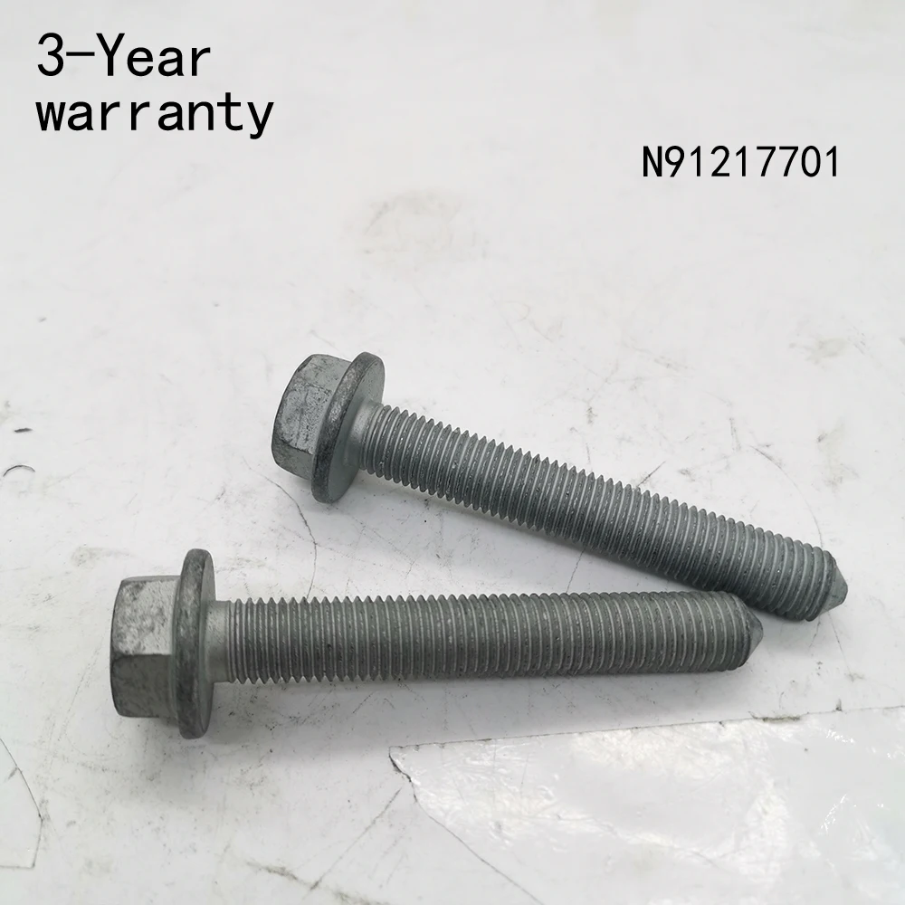 

2Pcs Control arm bolt N91217701 For VW beetle Caddy Golf Jetta/syncro Passat Polo Tiguan Touran Audi A1 Q2 Q3 A3 S3 RSQ3 AQ3SB